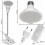Panel Lamp for Plant Growth 200 Led E27 3