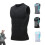 (3XL, black) Posture Corrector Vest For Men, Ionic Shaping Sleeveless Shirt Tw 1