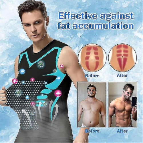 (XL, white) Posture Corrector Vest For Men, Ionic Shaping Sleeveless Shirt Tw 2
