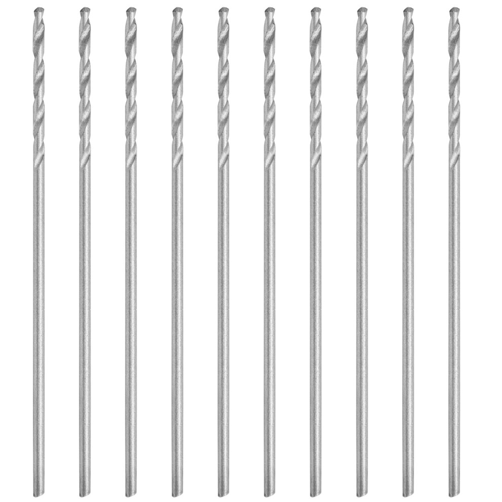 10Pcs Twist Drill Bit Small Straight Shank Pearl