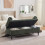 Living And Home Chenille Upholstered Storage Bench 2