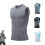 (3XL, gray) Posture Corrector Vest For Men, Ionic Shaping Sleeveless Shirt Tw 4