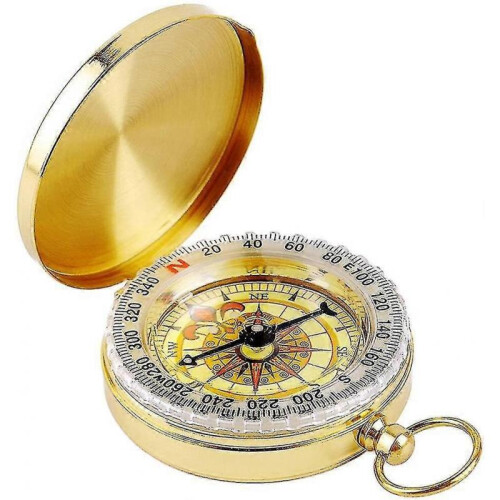 Compass Waterproof Multifunctional, Military Medal Army Compass Sight Tw