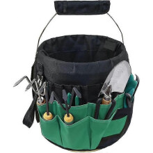 Gardening Tools Bucket Bag with 42 Pockets - Outdoor Multifunctional Best Oxford/sturdy Canvas for Women Men