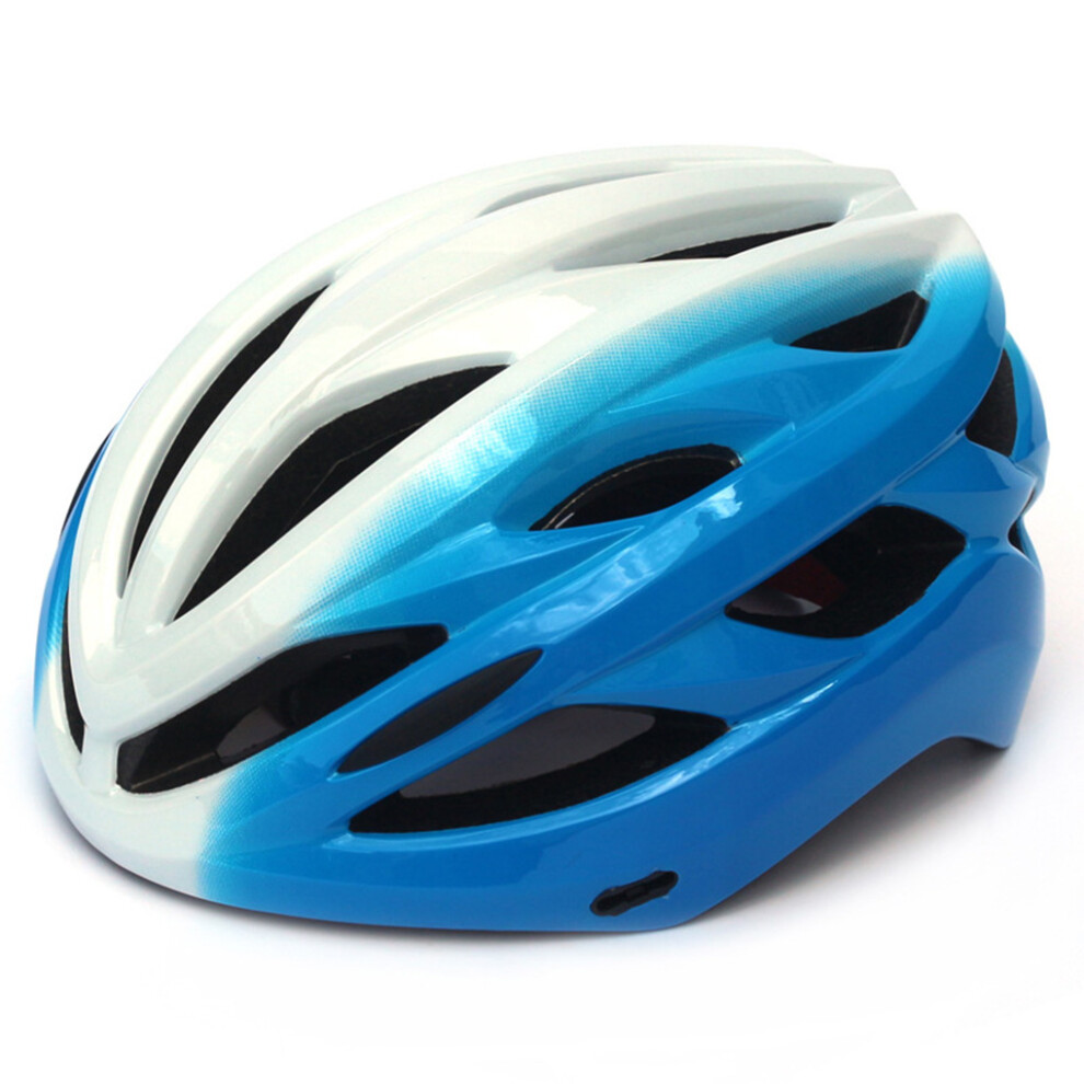 (White Blue, L) 22hole Bike Helmet Breathable Men Riding Cycling Helmets Safety Hat-image-OPC-PK9MR7R-NEW