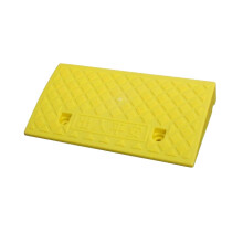 (Yellow, 7cm) Portable Curb Ramp Wheelchair Threshold Ramp Kerb Ramp Non-slip