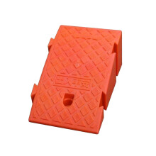 (Red, 16cm) Portable Curb Ramp Wheelchair Threshold Ramp Kerb Ramp Non-slip