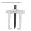 150mm 2 Jaws Bearing Puller Crossbeam Separate 9