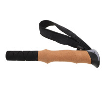 Lightweight Cork Walking Stick Handles with EVA Grip, Non-Slip Trekking Pole Replacement for Hiking and Skiing Support