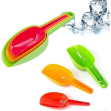 3 Pcs Ice Scoop,pet Feeding Shovel Cat Food Scoop,dog Spoon,multi-purpose Plasti