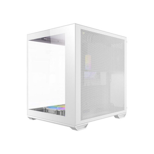 Antec CX60M ARGB Witte Behuizing Mini-Toren Wit Gehard Glas USB 3.0 Micro-ATX 2