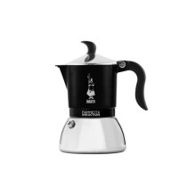 Bialetti Fiammetta Inductie Koffiezetter 2 kopjes 0.1 L zwarte roestvrijstalen