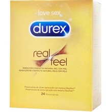 Preservativos Durex Real Feel - Caixa com 24 preservativos