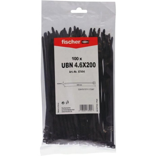 Fischer Serre-câble Ubn 4.6x200
