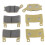 6Pcs Front Rear Motorcycle Disk Brake Pads for CBR 1