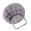 Saucer Chair Metal Frame Gray Comfortable 5