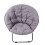 Saucer Chair Metal Frame Gray Comfortable 1