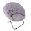 Saucer Chair Metal Frame Gray Comfortable 2