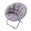 Saucer Chair Metal Frame Gray Comfortable 3