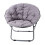 Saucer Chair Metal Frame Gray Comfortable 4