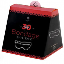 Jogo de tabuleiro erótico - SECRETPLAY - DESAFIO 30 DIAS DE BONDAGE - 30 cartas - Adulto - Branco