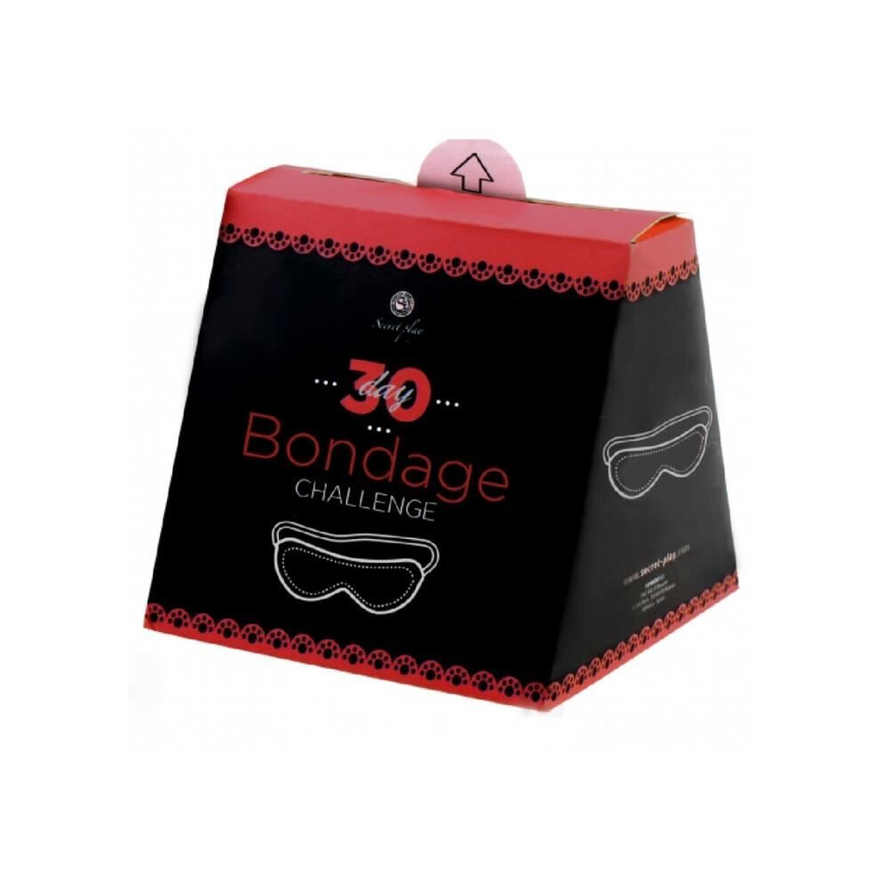 Secret Play White Erotic Board Game - Secretplay - 30 Days Of Bondage Challenge - 30 Cards - Adult