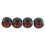4pcs CNC Front & Rear Fork Wheel Frame Slider 10