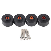 4pcs CNC Front & Rear Fork Wheel Frame Slider