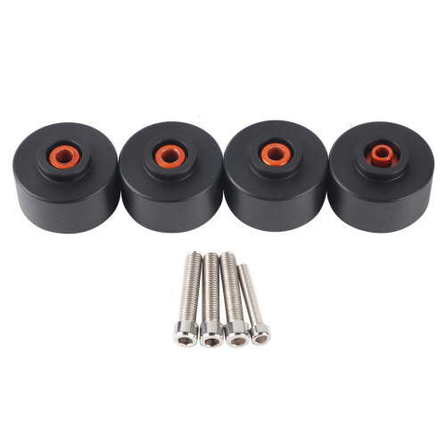 4pcs CNC Front & Rear Fork Wheel Frame Slider