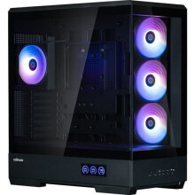 PC Behuizing - ZALMAN - P50 DS - Middeltoren - ATX - Zwart - Gepolijst glas - USB-C en A-RGB