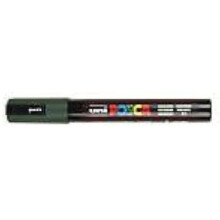 Markeerstift - UNI-BALL - POSCA PC-5M - Donkergroen - 6 stuks - Punt 1,8-2,5 mm
