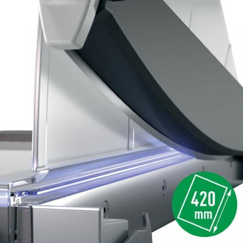 Tesoura Leitz Precision Office Pro A3 - LEITZ - Poderosa e robusta - Corta até 25 folhas - EdgeGlow 2