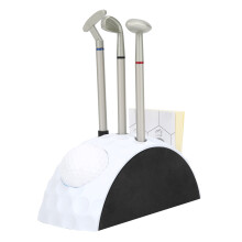 Mini-Golf Putter-Stiftständer-Set mit 3 Stiften für die Bürodeko
