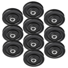 10 Stück 75mm Nylon Eisen Riemenscheiben Fitness-Gym-Aufsätze für Krafttraining