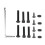 Motorcycle Hand Guard 7/8in 22mm ABS Fall 15