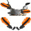 Motorcycle Hand Guard 7/8in 22mm ABS Fall 8