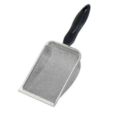 Less Steel Reptile Bm Shovel Shovel Mesh Mesh Metal Reptile Garba Cleaning Shovel 1mm Hole