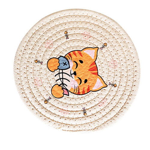18cm Household Table Insulating Pot Mat Round 2