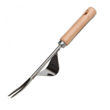 Weeder Less Steel Weeding Gou Tool with 1pcs-silver