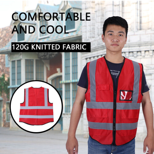 Multicolor Reflective Vest Safety Security 2