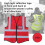 Multicolor Reflective Vest Safety Security 2