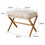 Foot Stool Foldable X Leg Modern Multifunctional 10