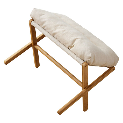 Foot Stool Foldable X Leg Modern Multifunctional 2