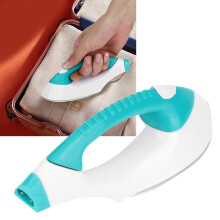 Portable Mini Handheld Iron, 18x6cm, White/Green, 255g