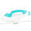 Portable Mini Handheld Iron, 18x6cm, White/Green, 255g 3
