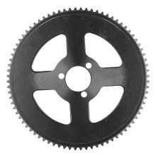 Schwarzes 25H 80T Stahl-Kurbelgarnitur für Elektroroller 29mm Zahnkranz