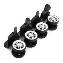 Luggage Replacement Suitcase Wheels Wheel Replacement Travel Suitcase Wheels Luggage Suitcase Left And Right Wheel Repair Accessory Set 2 Pair