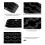 2Pcs Black 10T Vehicle Recovery Tracks Sand Mud 9