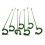 20pcs Plant Support Inserts Single Stem Plant Support Garden Plant Inserts 2