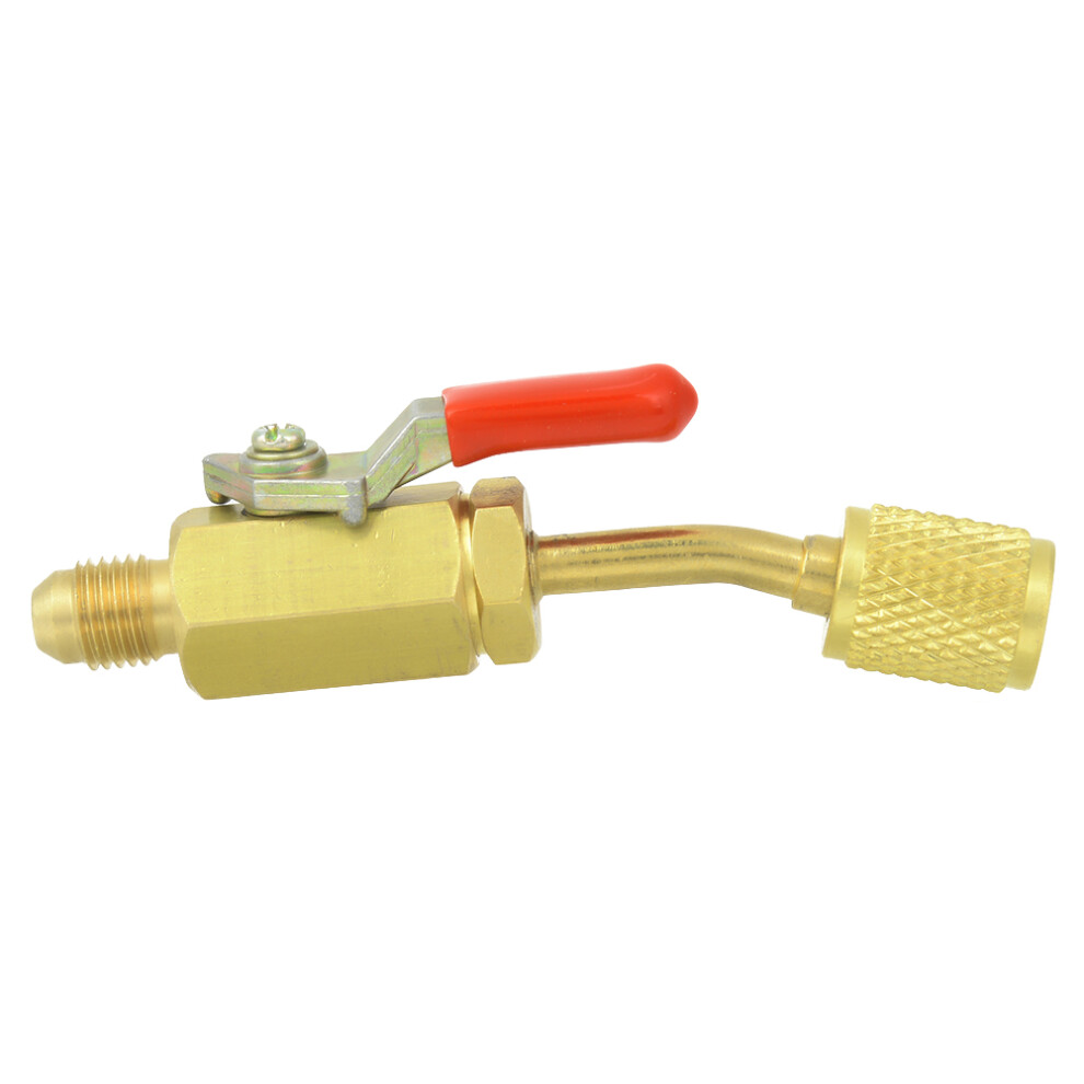1/4in Arc Brass Manual Shut off Ball Valve